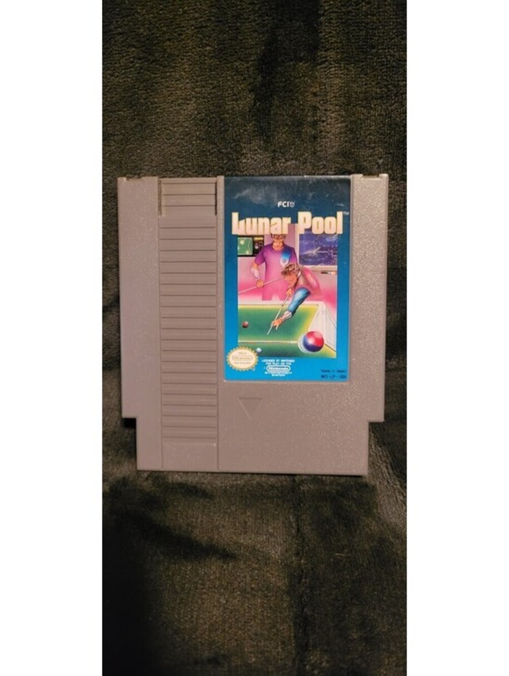 Lunar Pool Nintendo Entertainment System NES 1987 Billiards Puzzle Video Game